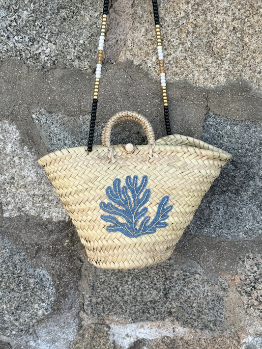 Panier Denim — Corail