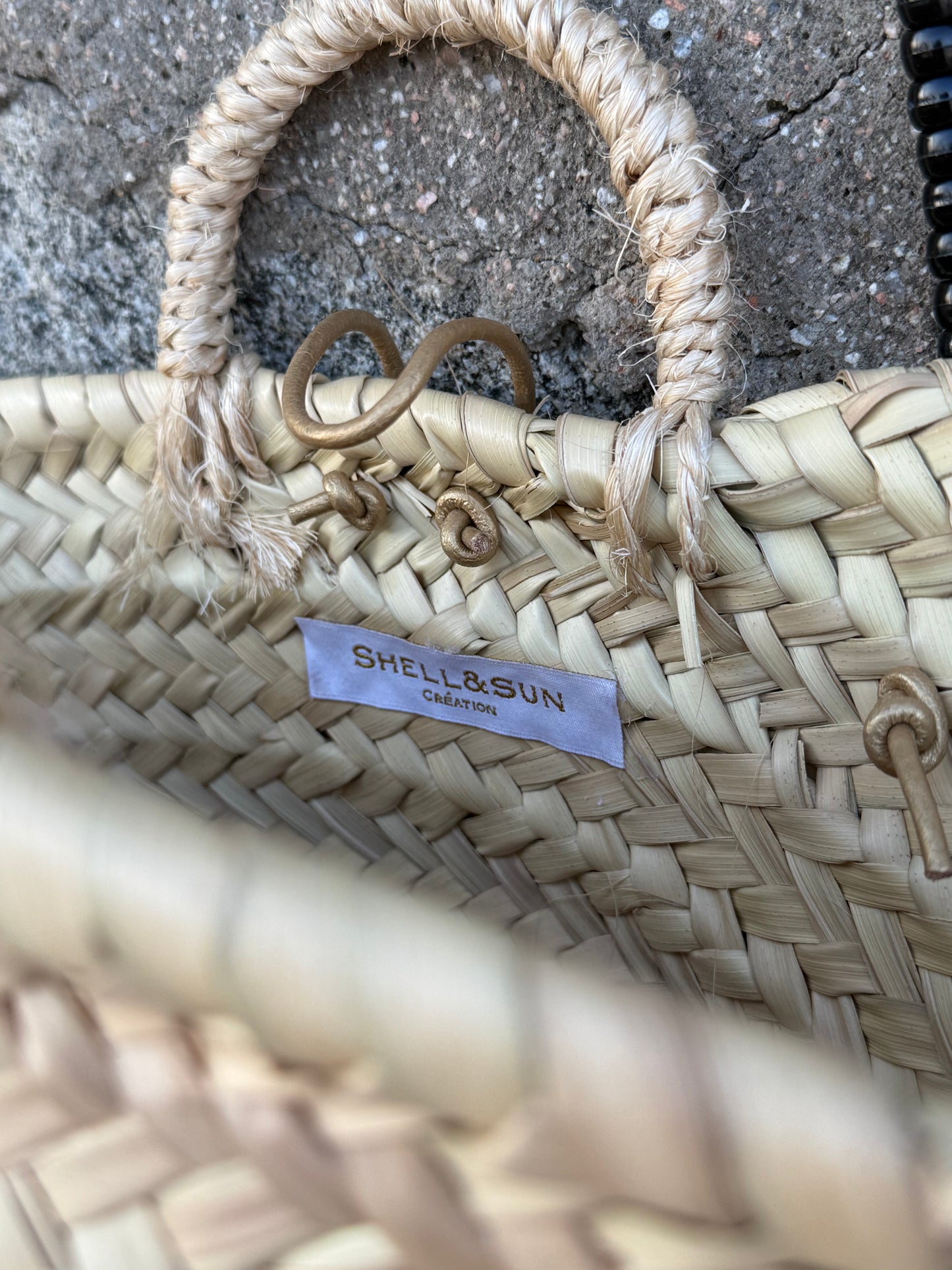 Panier Denim — Corail