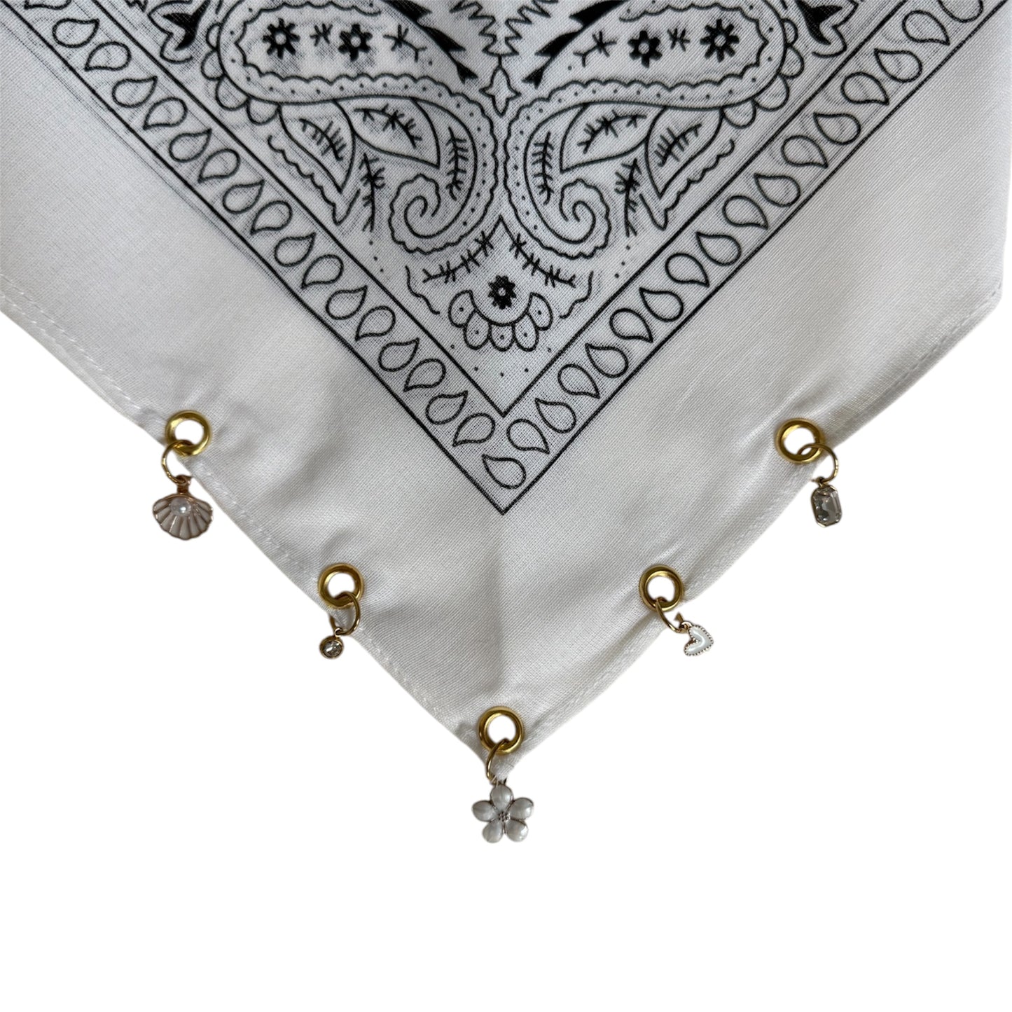 Bandana Blanc — Fleur