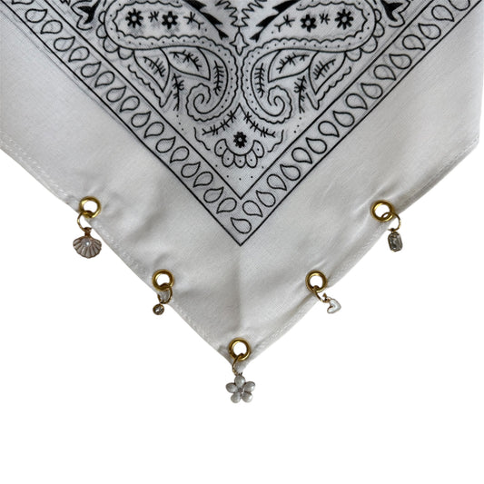 Bandana Blanc — Fleur