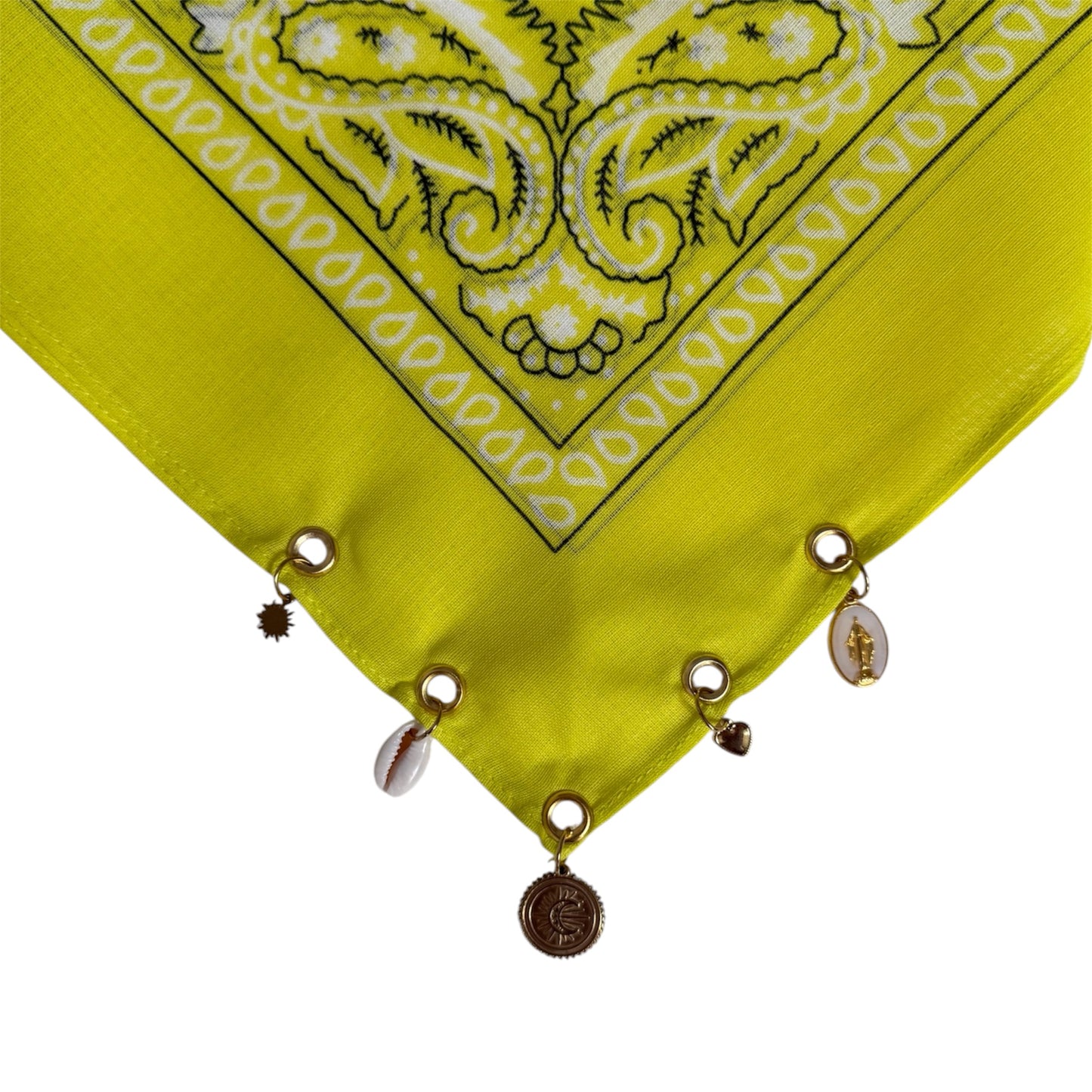 Bandana Jaune — Médaille Lune